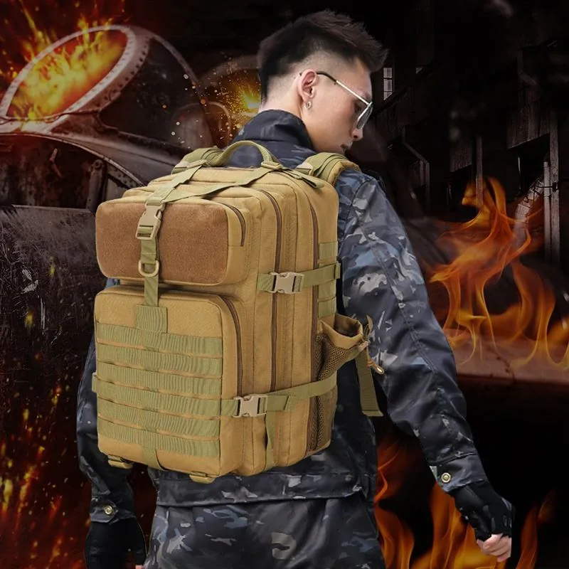 45L MOLLE System Rucksack — Black view 2