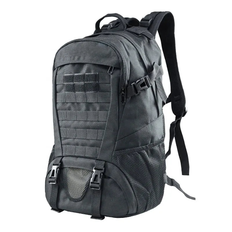 900D Waterproof Camouflage Backpack — Black view 2