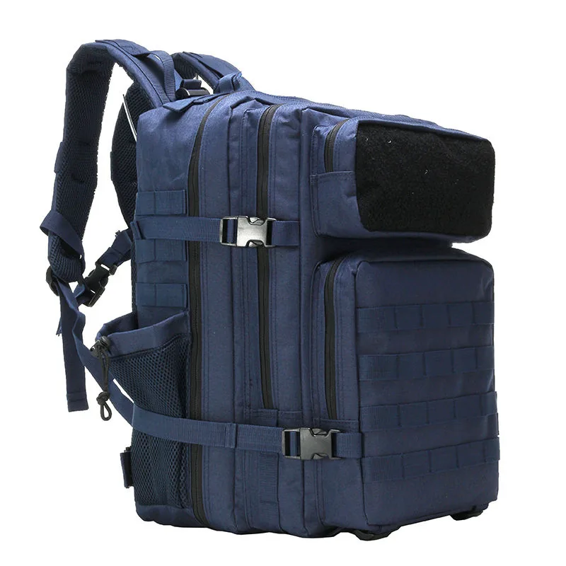 2025 45L Waterproof Tactical Backpack — Black — Tactical Packs & Bags