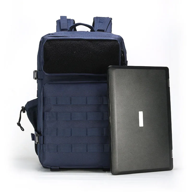 2025 45L Waterproof Tactical Backpack — Black view 2