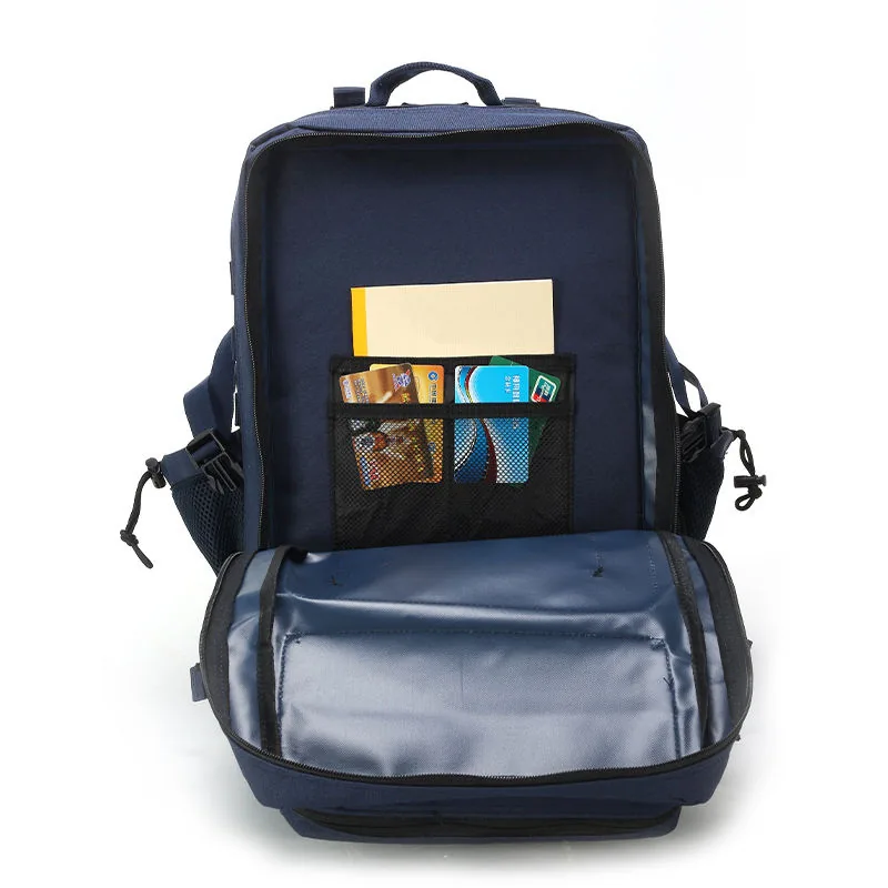 2025 45L Waterproof Tactical Backpack — Black view 3