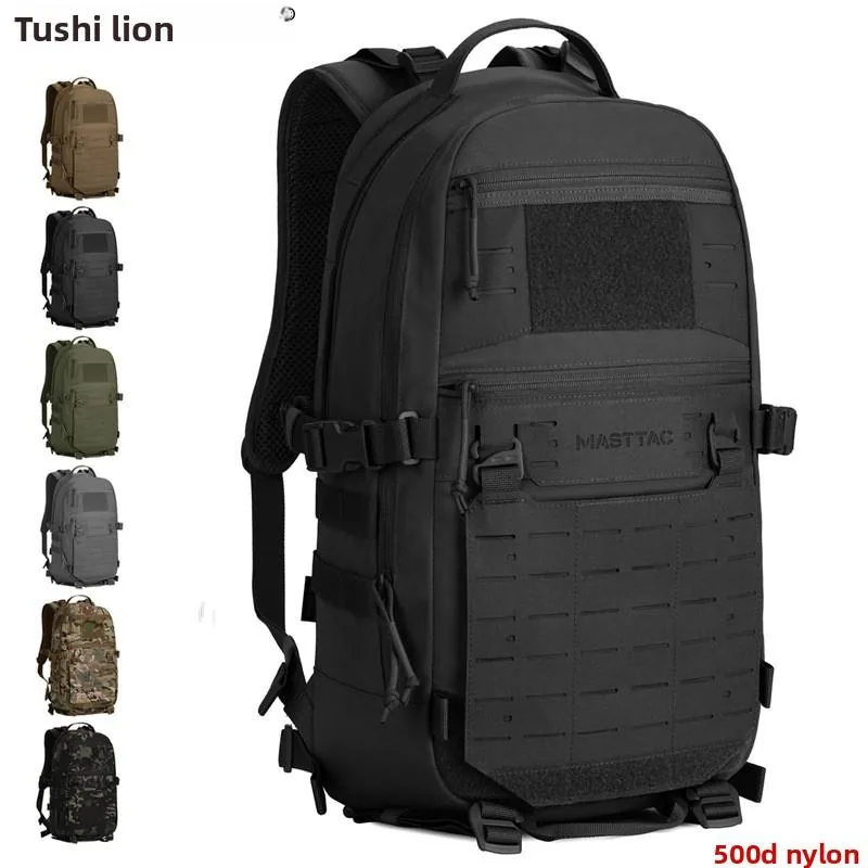 500D Denim Outdoor Backpack 35L — Black view 4