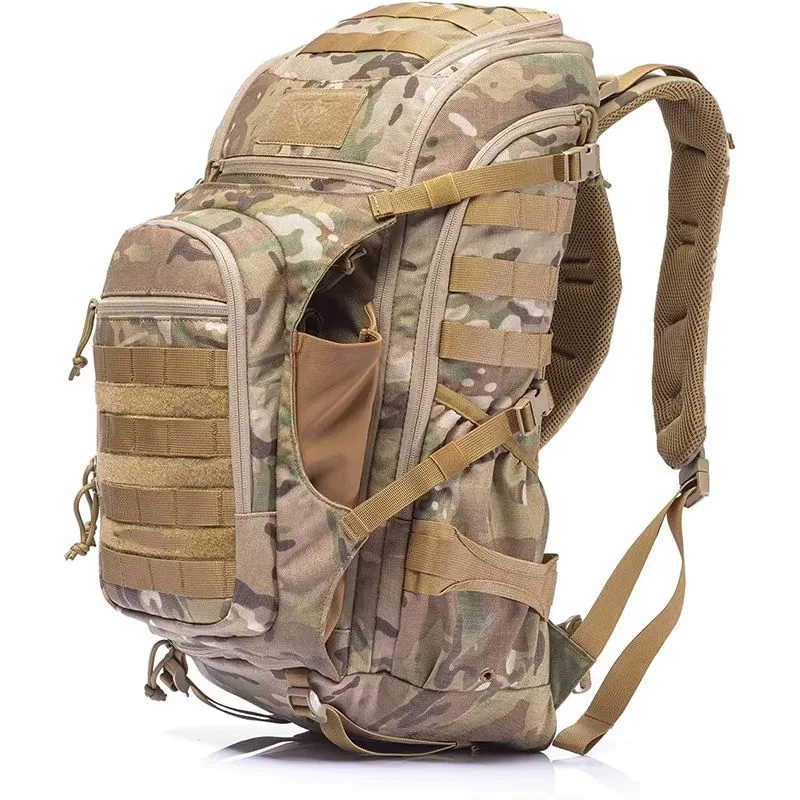 Large Waterproof Tactical Hiking Backpack — Black — Tactical Packs & Bags