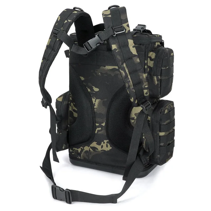 Tactical Fishing Tackle Backpack — Camouflage view 3
