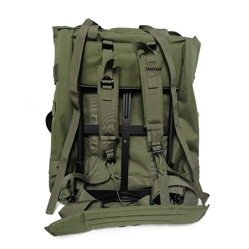 Large Alice Frame Tactical Backpack 55L — Camouflage view 3