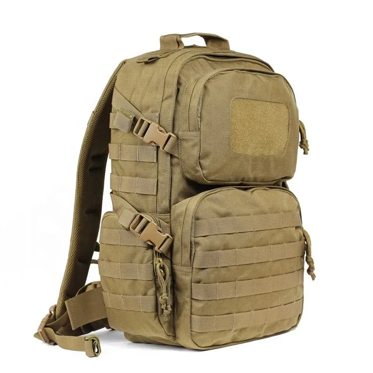 25L 3D MOLLE Tactical Backpack — Dark Khaki — Tactical Packs & Bags