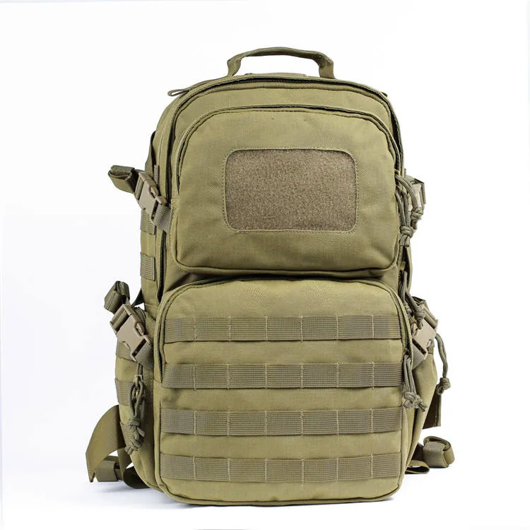 25L 3D MOLLE Tactical Backpack — Dark Khaki view 2