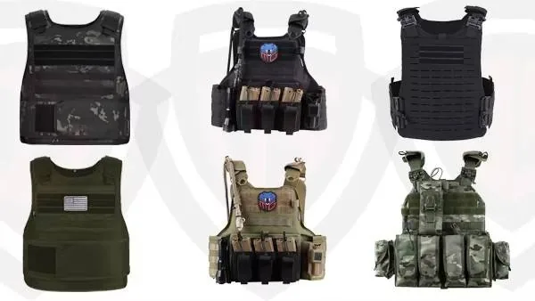 Tactical Camouflage Plate Carrier Vest — Woodland view 4