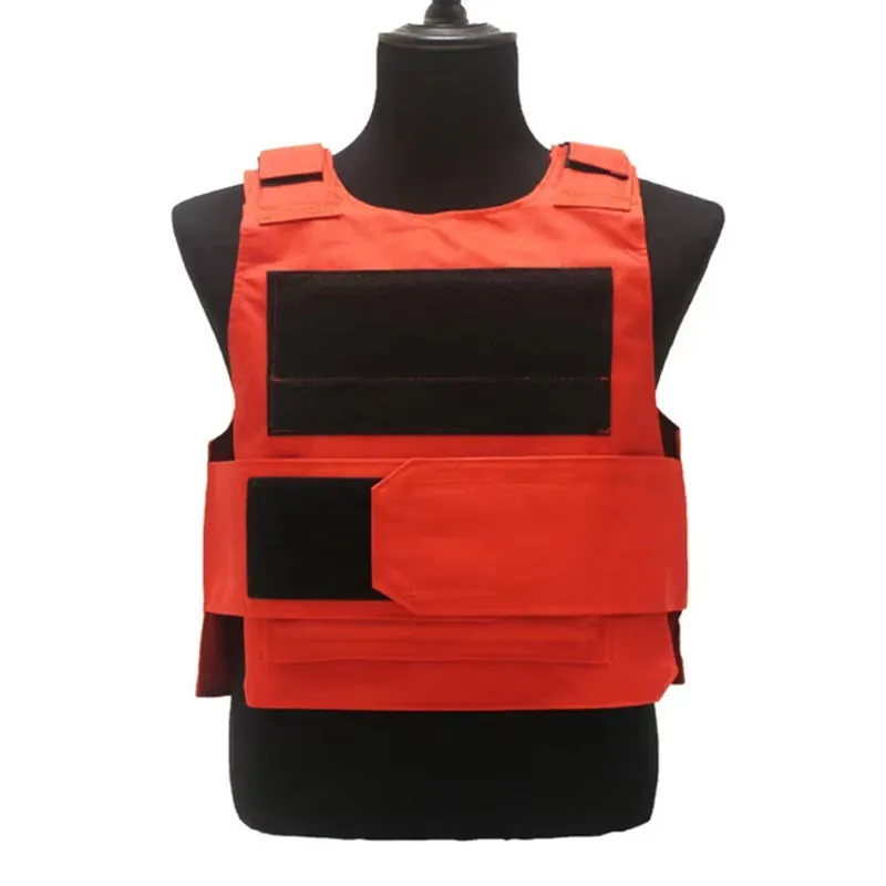 Airsoft Safety Vest with Reflective Strips — Black view 3