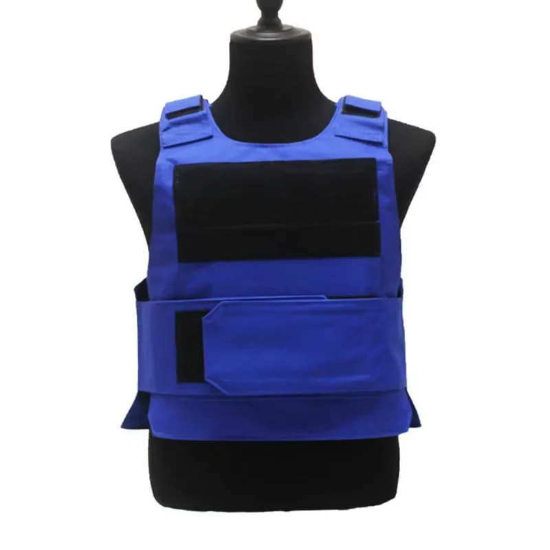 Airsoft Safety Vest with Reflective Strips — Black view 4