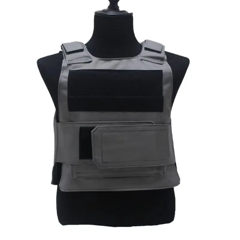 Airsoft Safety Vest with Reflective Strips — Black view 5