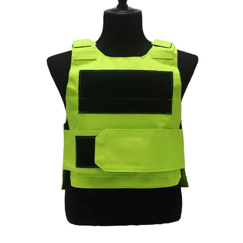 Airsoft Safety Vest with Reflective Strips — Black view 6