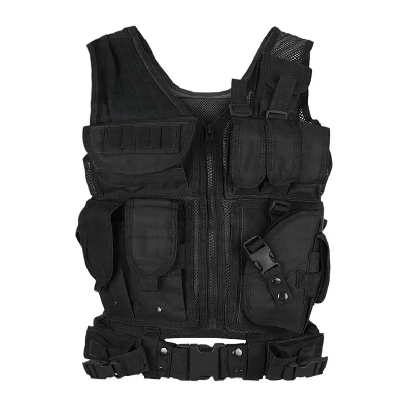 Ultra-Light Professional Tactical Vest — Black view 2