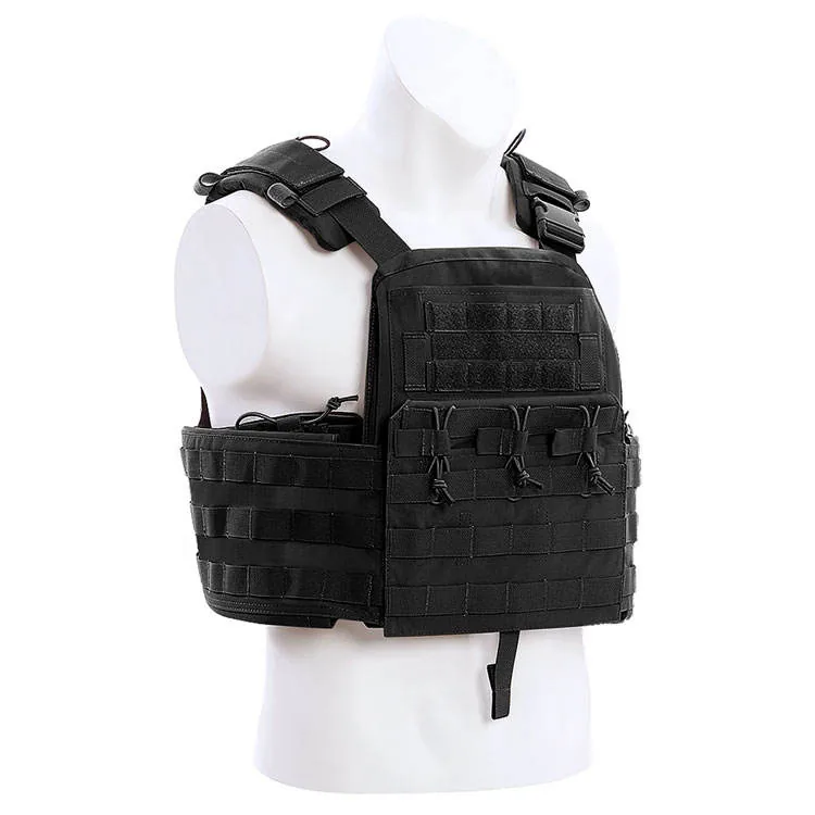 Tactical Hunting Vest with Plate Carrier — Woodland view 6