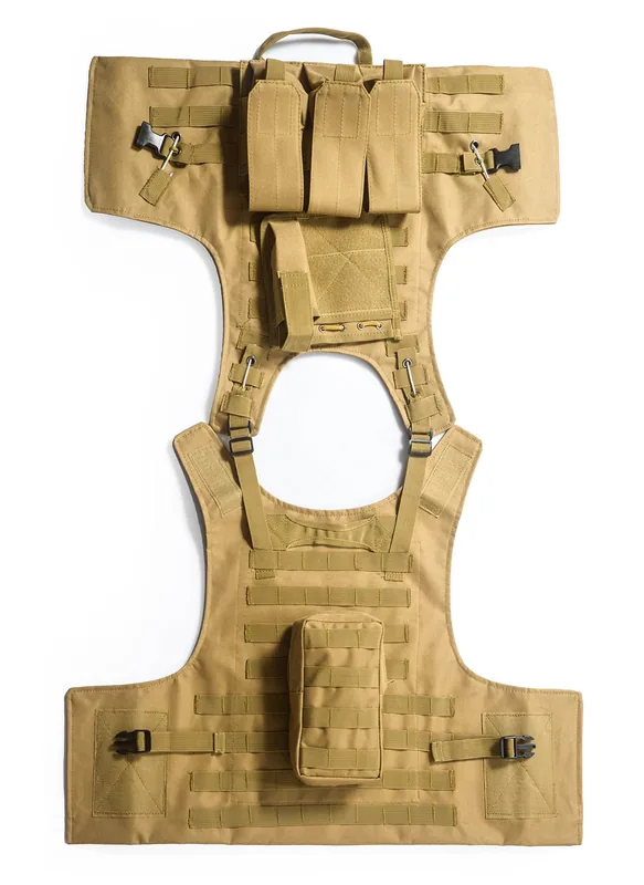 SWAT-Style Airsoft Paintball Tactical Vest — Black view 5