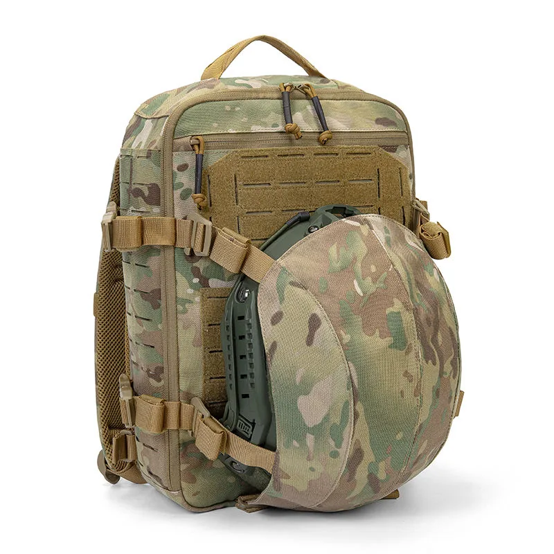 1000D Nylon Tactical Vest Bag 12L — Black view 2