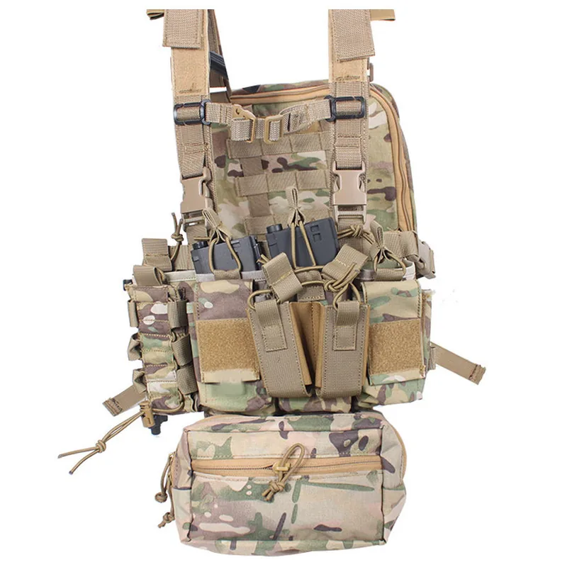 Tactical Chest Pack Holster Harness — Black view 3