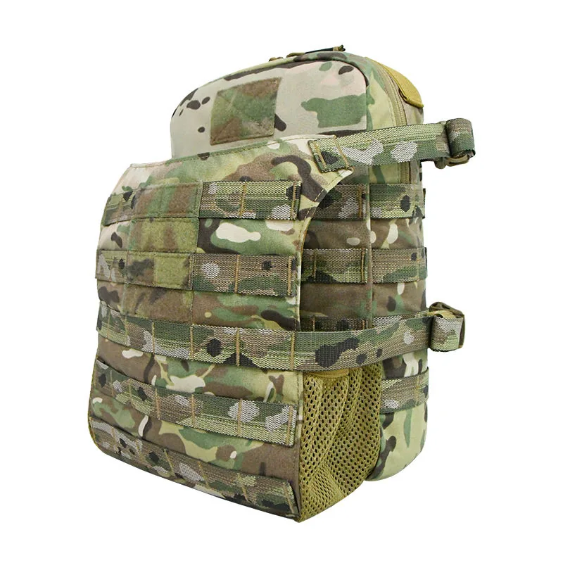 500D Nylon Camo Tactical Vest w/ 3L Reservoir — Camo view 2