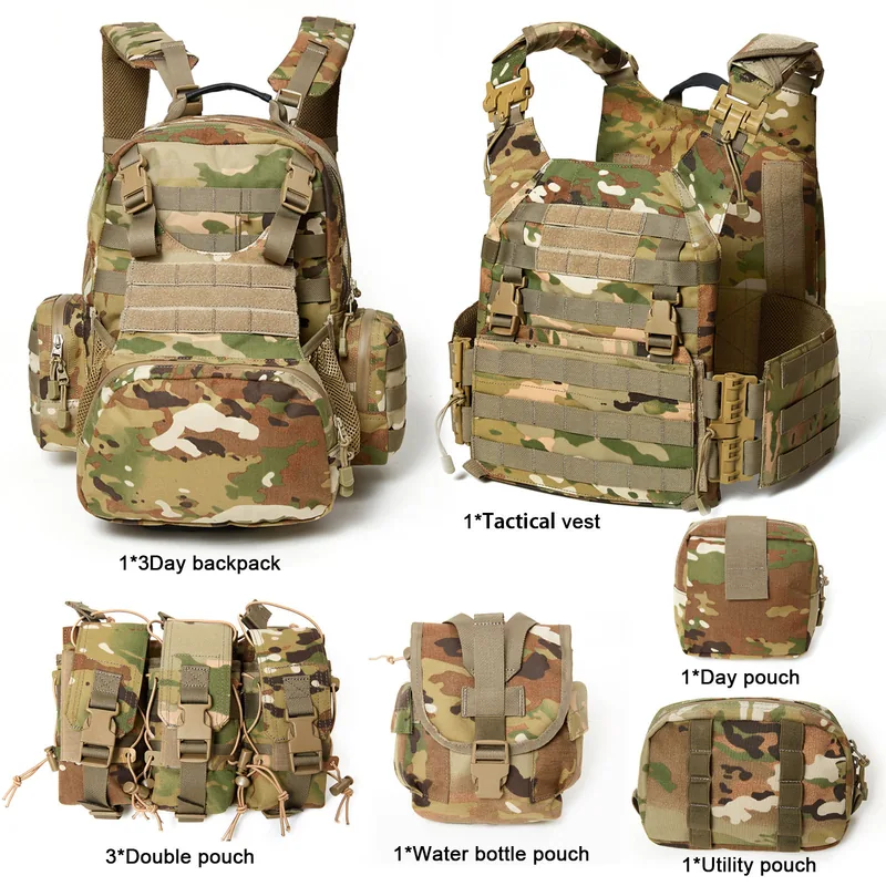 OCP Camo Modular Vest System 3-Day Pack — OCP view 2
