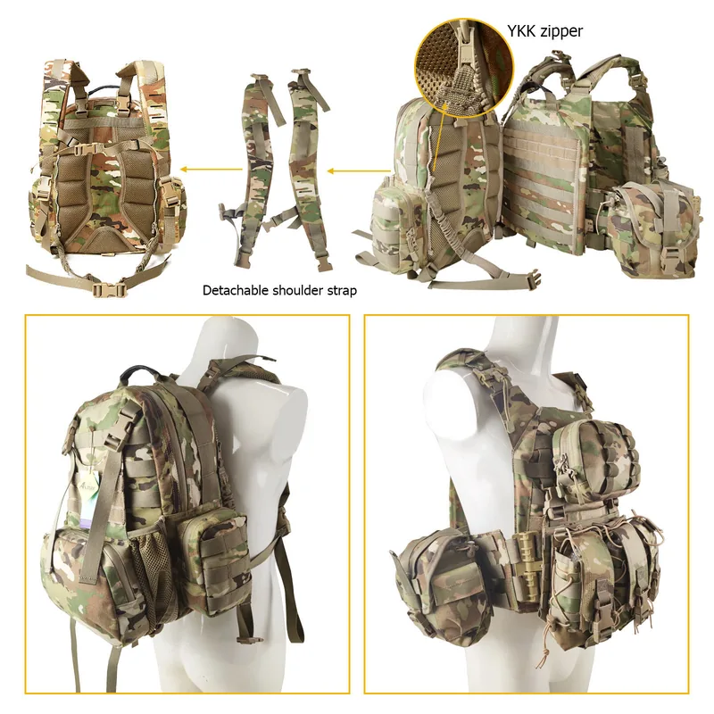 OCP Camo Modular Vest System 3-Day Pack — OCP view 5
