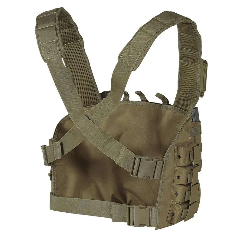 Modular Assault Chest Rig With Pouches — Coyote view 2