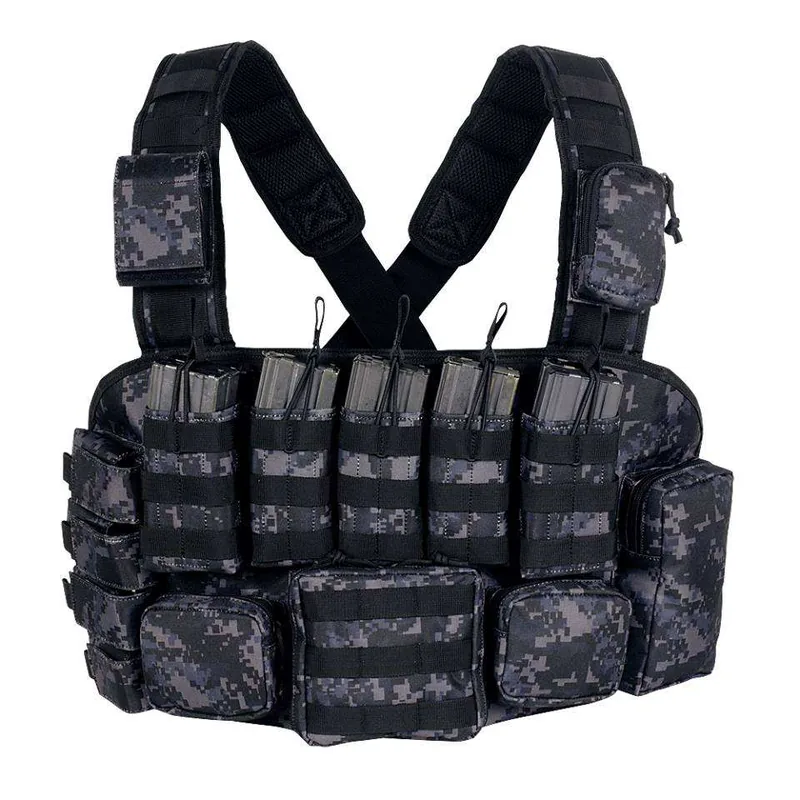 Modular Assault Chest Rig With Pouches — Coyote view 4