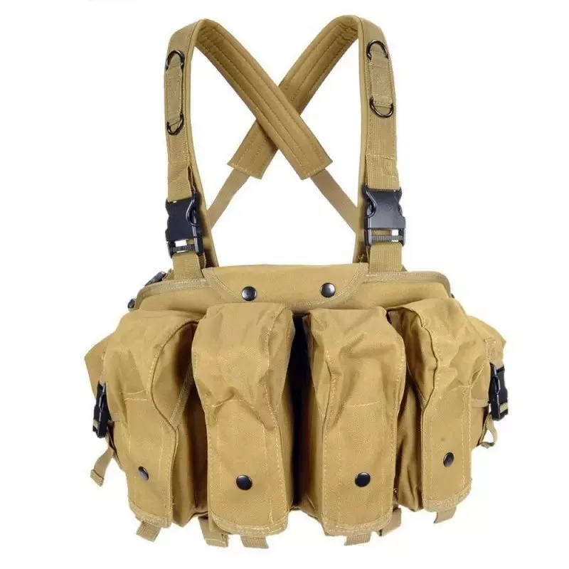 Waterproof 600D Oxford Chest Rig — Black — Tactical Vests & Chest Rigs
