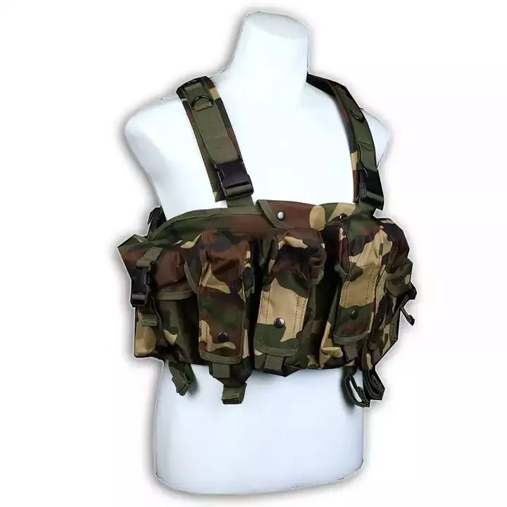 Waterproof 600D Oxford Chest Rig — Black view 2