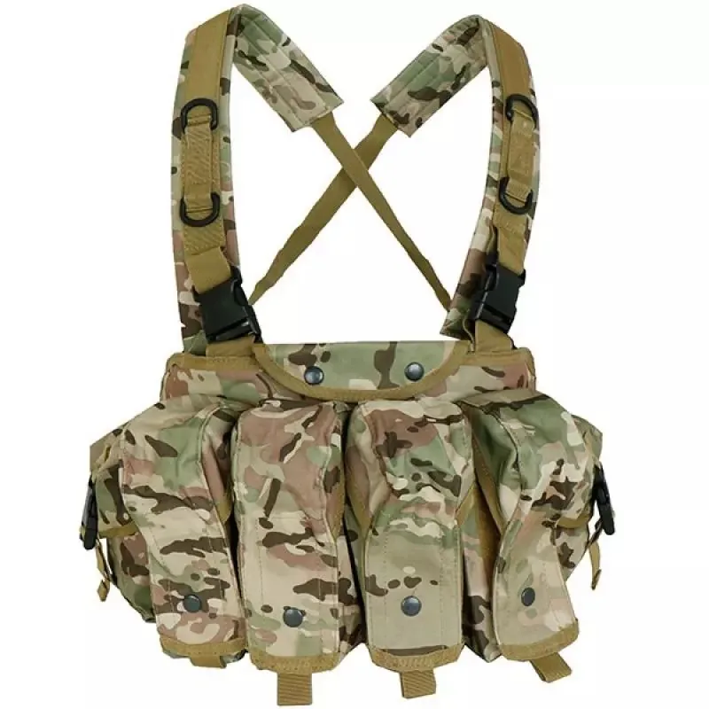 Waterproof 600D Oxford Chest Rig — Black view 5