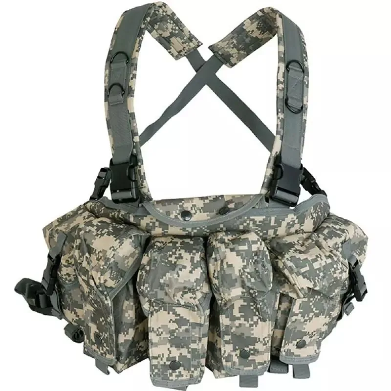 Waterproof 600D Oxford Chest Rig — Black view 6