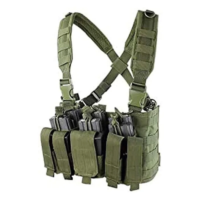 Custom Utility Adjustable Chest Rig — Black view 3