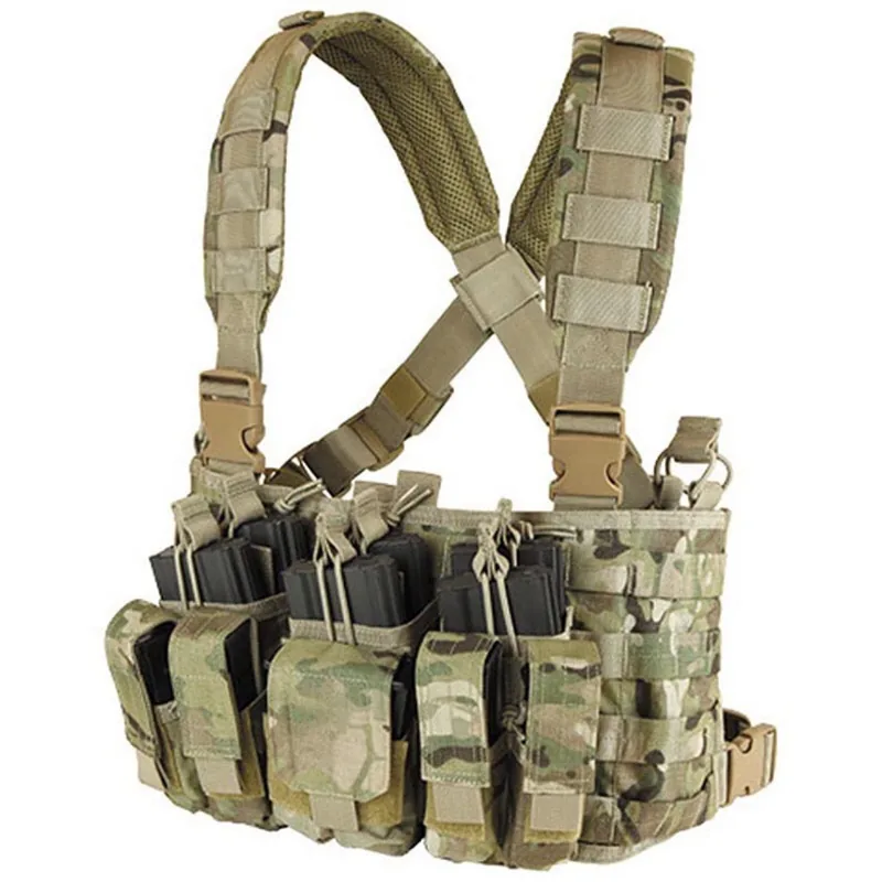 Custom Utility Adjustable Chest Rig — Black view 4
