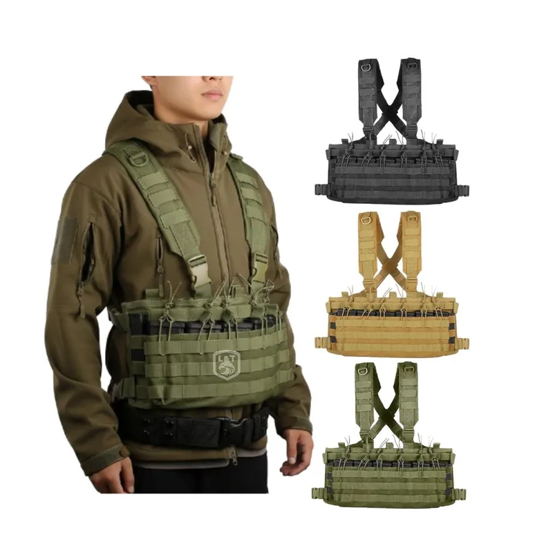 Factory Direct Modular Hunting Vest — Black — Tactical Vests & Chest Rigs