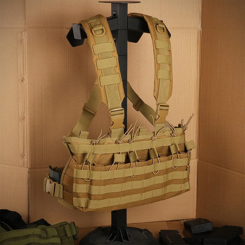 Rapid Assault Chest Rig Padded Straps — Black view 2