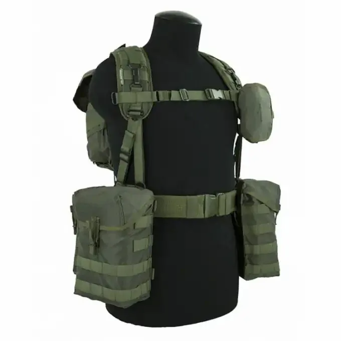 Custom Harness Heavy Chest Rig with Belt — Black — Tactical Vests & Chest Rigs