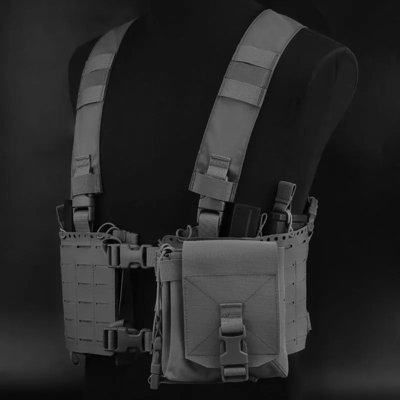Cordura Alpha Split Chest Rig — Black view 5