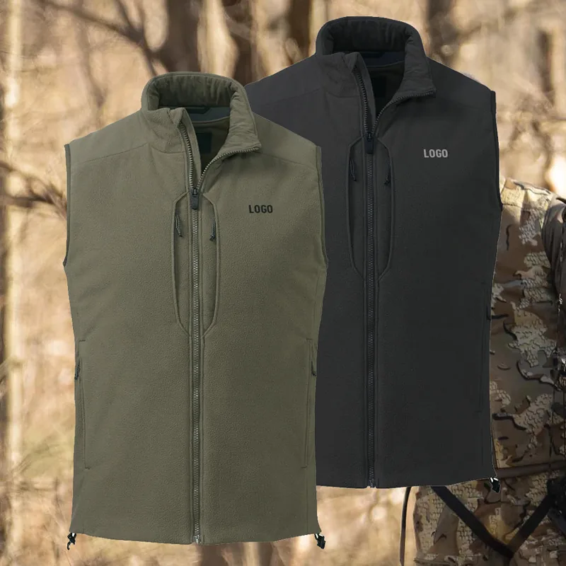 Custom High Quality Breathable Waterproof Camo Soft Shell Duck Hunting Vest view 2
