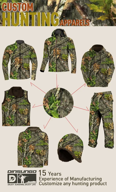 Custom High Quality Breathable Waterproof Camo Soft Shell Duck Hunting Vest view 5