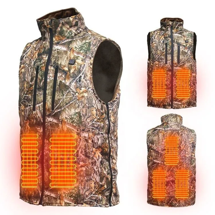 Winter Outdoor Electric Body Warmer Camouflage Heated Vest — Tactical Vests & Chest Rigs