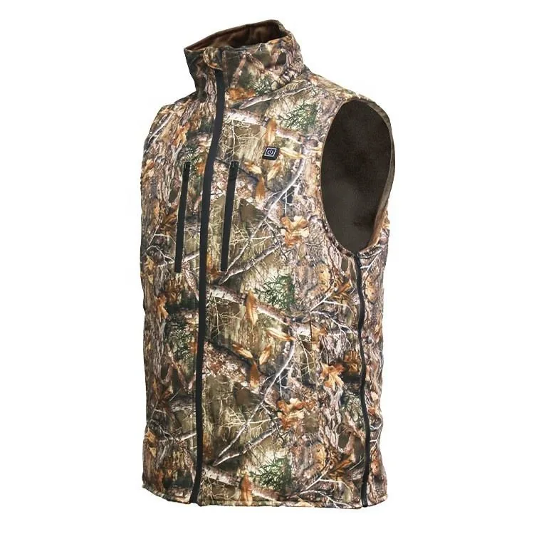 Winter Outdoor Electric Body Warmer Camouflage Heated Vest view 2