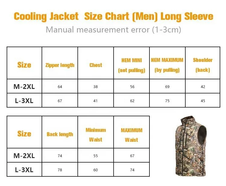 Winter Outdoor Electric Body Warmer Camouflage Heated Vest view 6