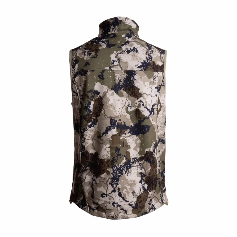 Mens Outdoor Soft Shell Hunting Vest 4-Way Stretch Sleeveless view 4