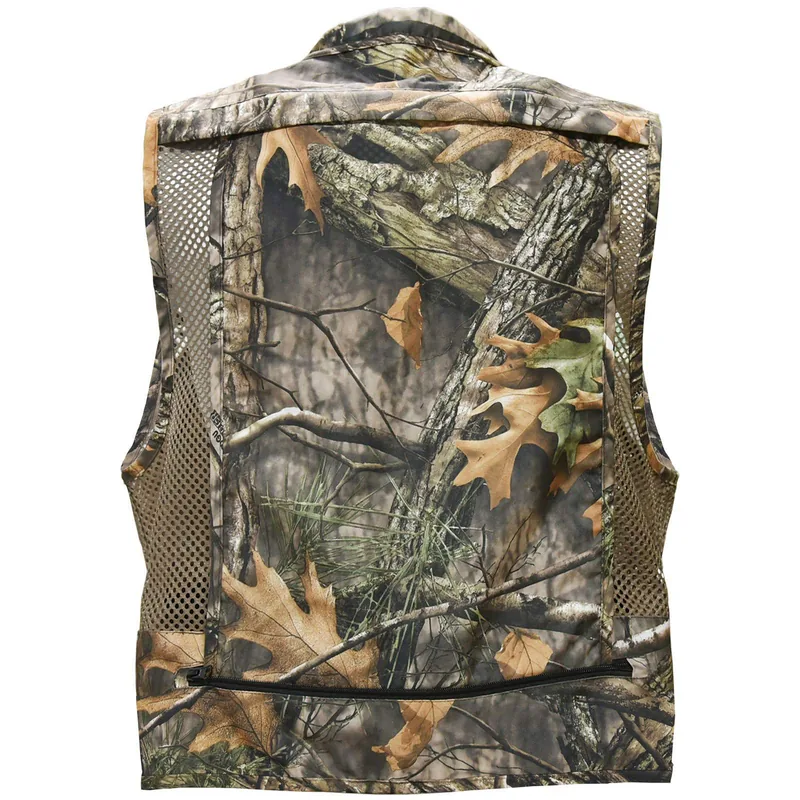 Outdoor Breathable Rip-Stop Camouflage Fly Fishing Vest Multi-Pocket view 2