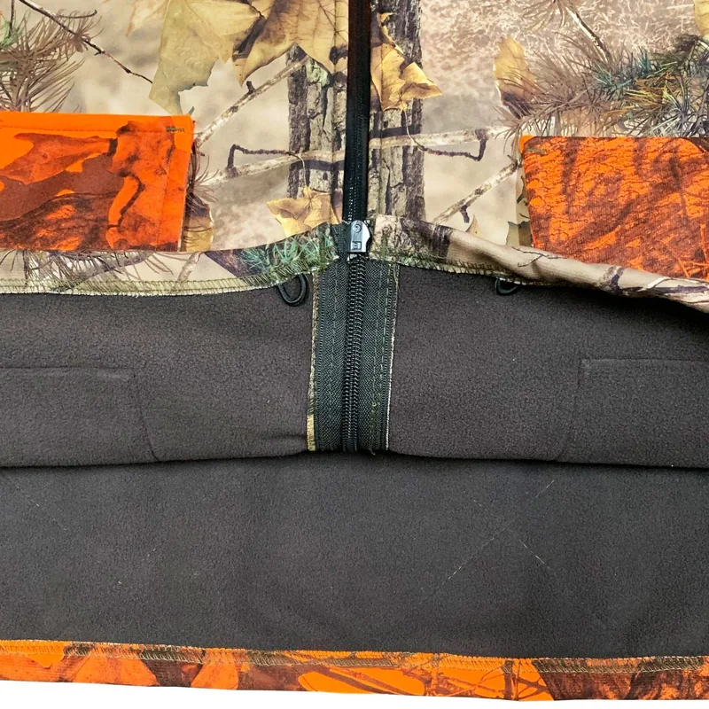 New Hunting Camo Vest Blaze Orange Winter Insulated Vest view 3