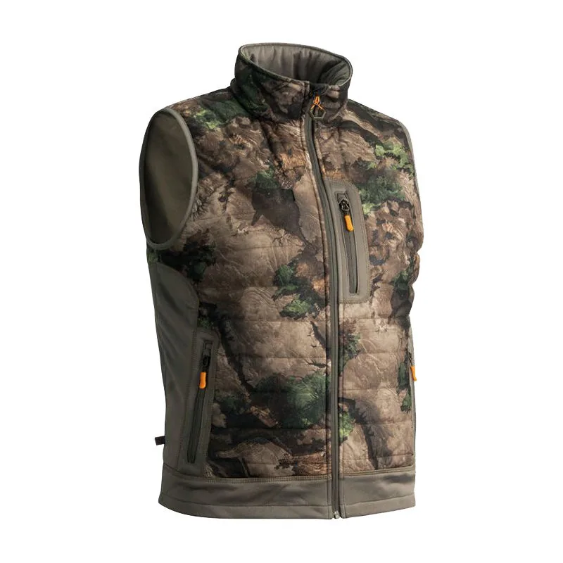 Heated Camouflage Winter Fleece Hunting Wear Vest view 6