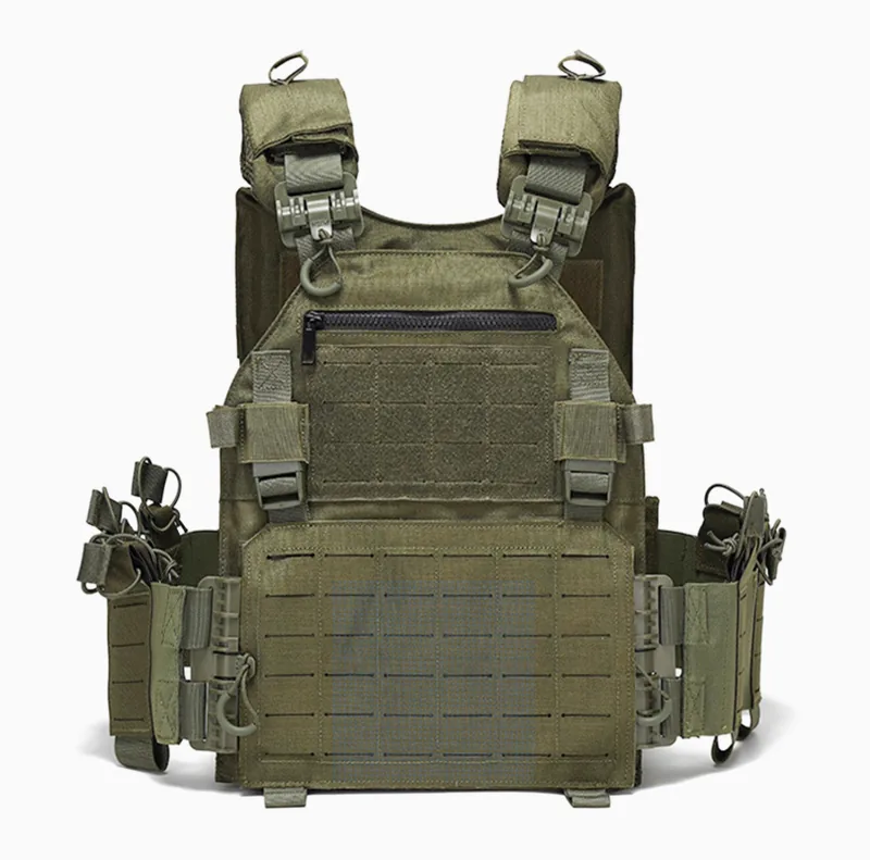 Quick Release Training Plate Carrier — Green view 2