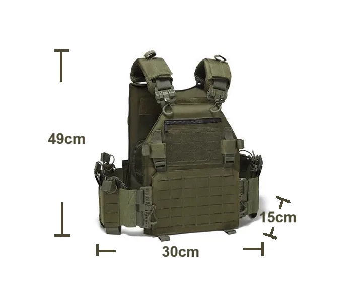 Quick Release Training Plate Carrier — Green view 6