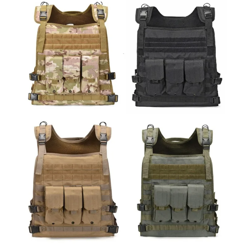 600D Coyote Brown MOLLE Plate Carrier — Coyote view 6