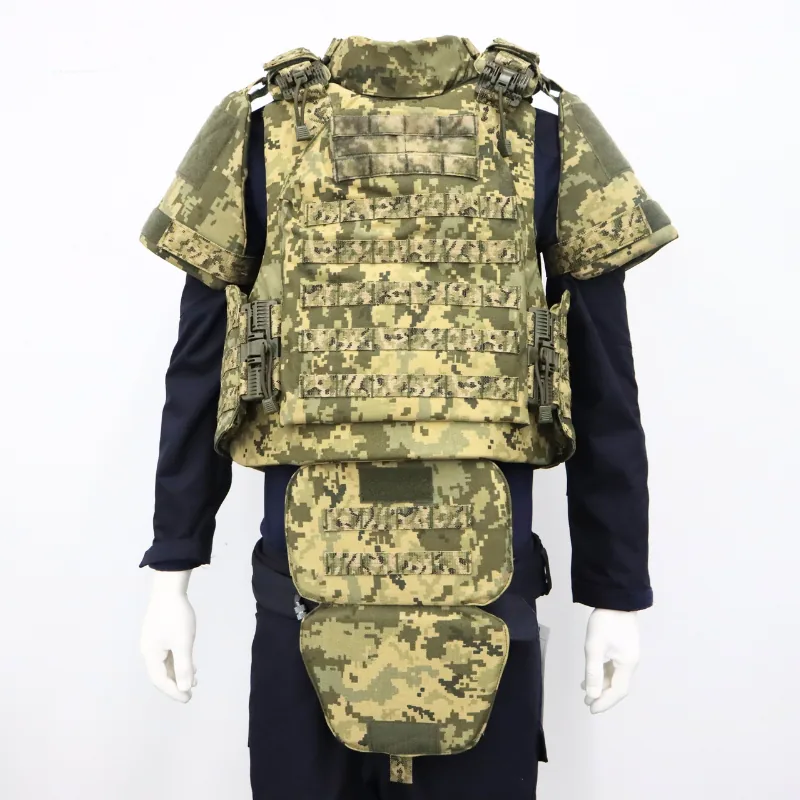 Full Protection Nylon 66 Quick Release Vest — Green — Tactical Vests & Chest Rigs