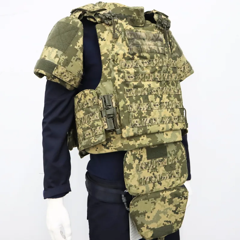 Full Protection Nylon 66 Quick Release Vest — Green view 2
